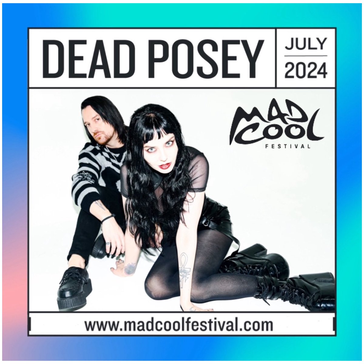 If you happen to find yourself in Madrid, Spain July 10, 2024 you know where to find us! 🦇 

Tickets: deadposey.com/tour

#deadposey #madcool2024 #spain #madrid #madcoolfestival