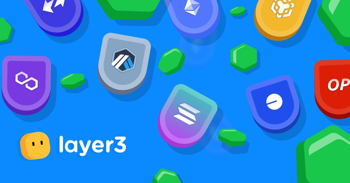 Ontdek de wereld van layer3 door spelenderwijs te leren! 🎓 Meld je aan en ervaar de leuke en leerzame kant van alles in actie. 
layer3.xyz/quests/intro-t…

#Layer3 #LerenIsLeuk