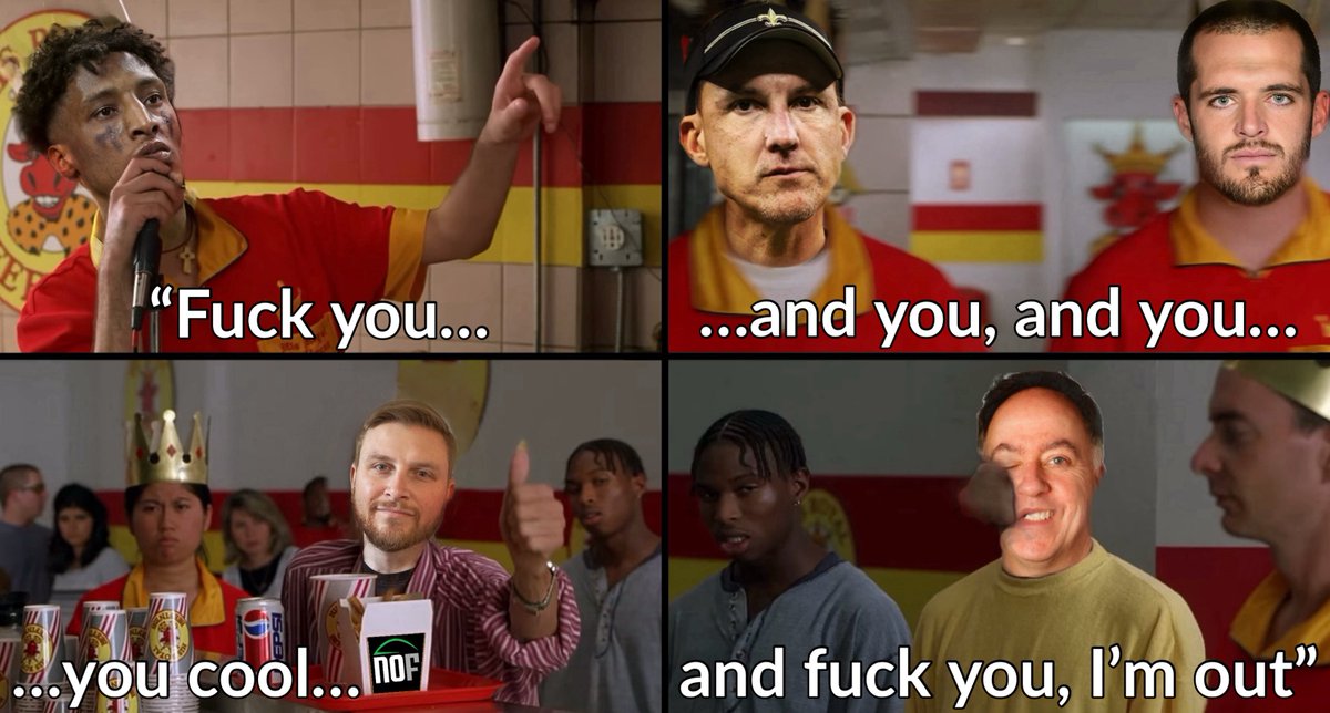 ScottishWhoDat's tweet image. Day 110 of photoshopping Dennis Allen into movie scenes until he’s off this team

Half Baked (1998)
