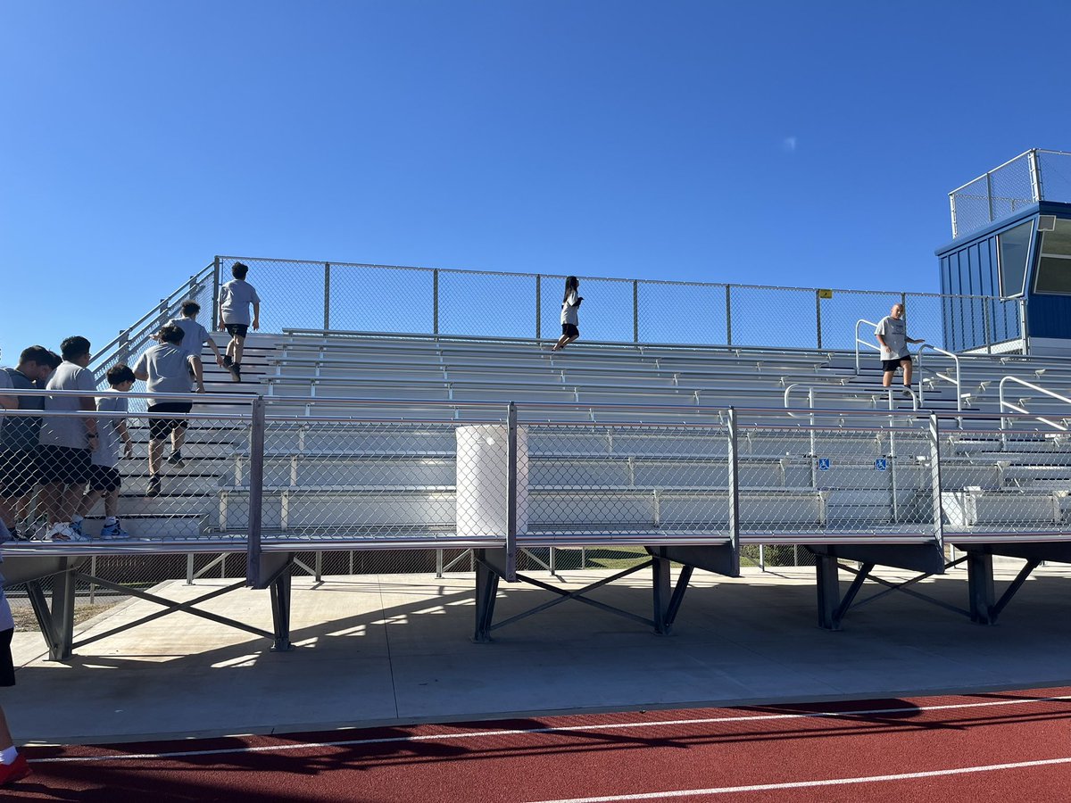 6th grade Pre-Athletics with a tough workout today!!