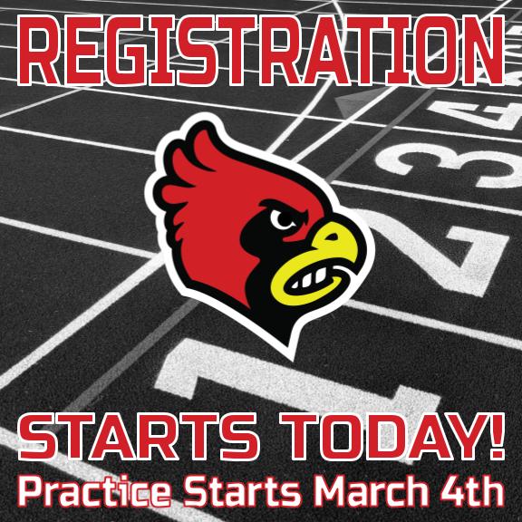 ✅ Snow is Melting
✅ Temps in the 40's
✅ Track Sign-Up has STARTED! 
Let's GOOOOOO!