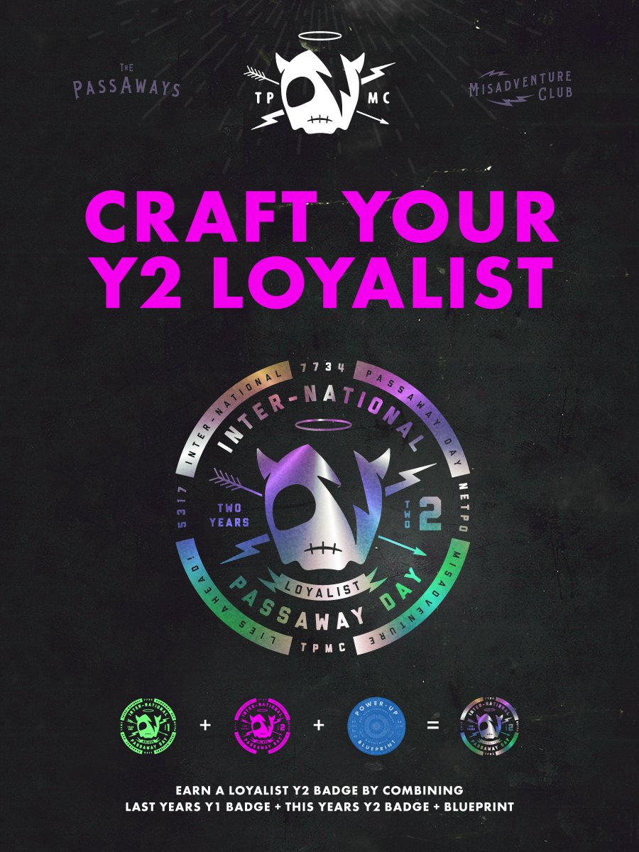 Are you a Y2 loyalist? 

Craft your Y2 Loyalist badge here:
passaways.com/tpmc/crafting?…