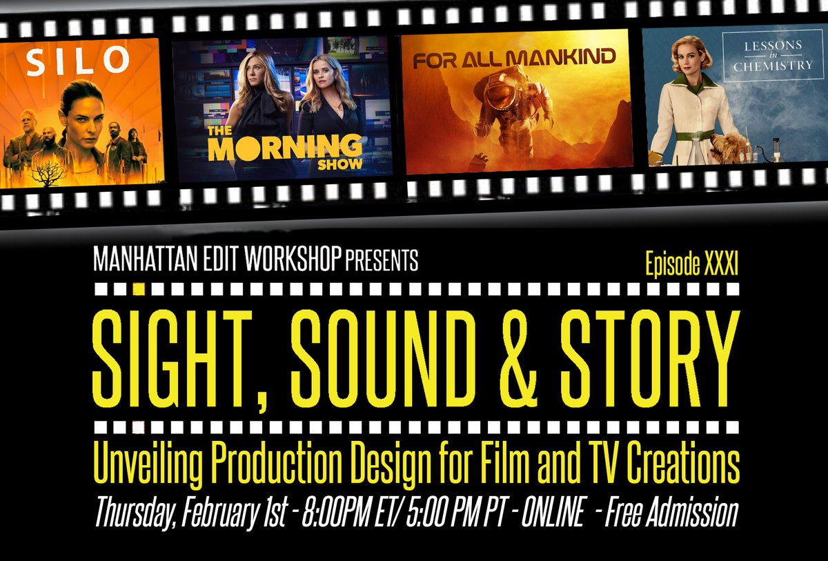 Filmmaker U (@filmmaker_u) on Twitter photo TONIGHT at 8pm ET <a href="/SightSndStory/">Sight, Sound & Story</a> “Unveiling Production Design for Film and TV Creations!
REGISTER FOR FREE HERE buff.ly/3vSA6Hb
#productiondesigner #productiondesign #sightsoundandstory TONIGHT at 8pm ET <a href="/SightSndStory/">Sight, Sound & Story</a> “Unveiling Production Design for Film and TV Creations!
REGISTER FOR FREE HERE buff.ly/3vSA6Hb
#productiondesigner #productiondesign #sightsoundandstory