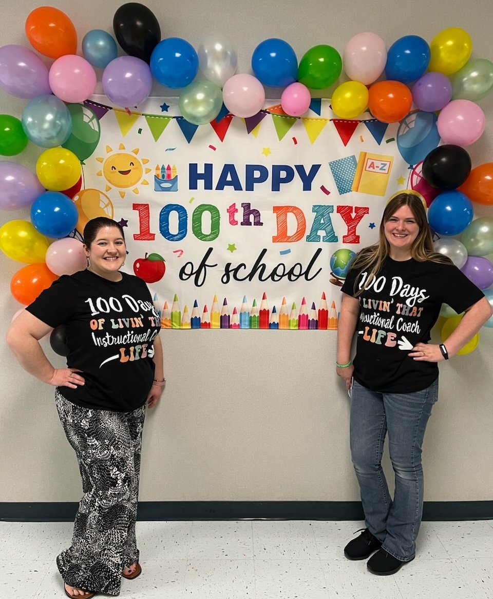 100 Days of livin' that Instructional Coach life with the best partner ever. Happy 100th day of school!
<a href="/LaurenLitCoach/">Lauren Davis</a> <a href="/GenoaElementary/">GenoaElementary</a> <a href="/PISDESMath/">PISD Elementary Mathematics</a> <a href="/pisdesela/">PISD Elementary Language Arts & Reading</a> #genoaowls #100thdayofschool #pisdmathchat #pisdlachat