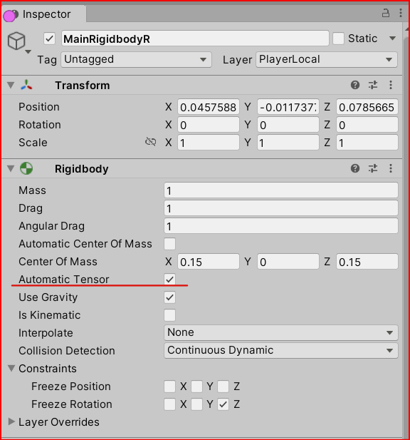 Tensor Rotation 【BPPP Tips】BPPPの設定がうまくいかない方へ 「BustPhys/Mover」下の「MainRigidbodyR/L」の ...