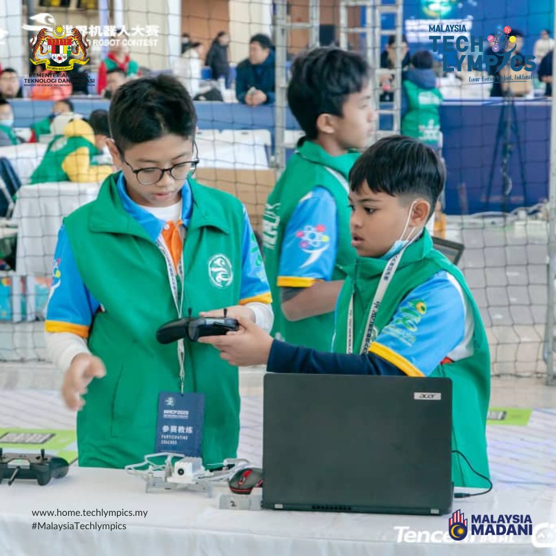 Sekalung tahniah kami ucapkan kepada empat peserta Malaysia Techlympics dari SK Taman Ehsan kerana telah menerima 'All Rounder Excellent Award' di World Robot Contest Finals 2023. Mereka yang merupakan satu-satunya wakil Malaysia, diberikan anugerah ini atas sebab semangat