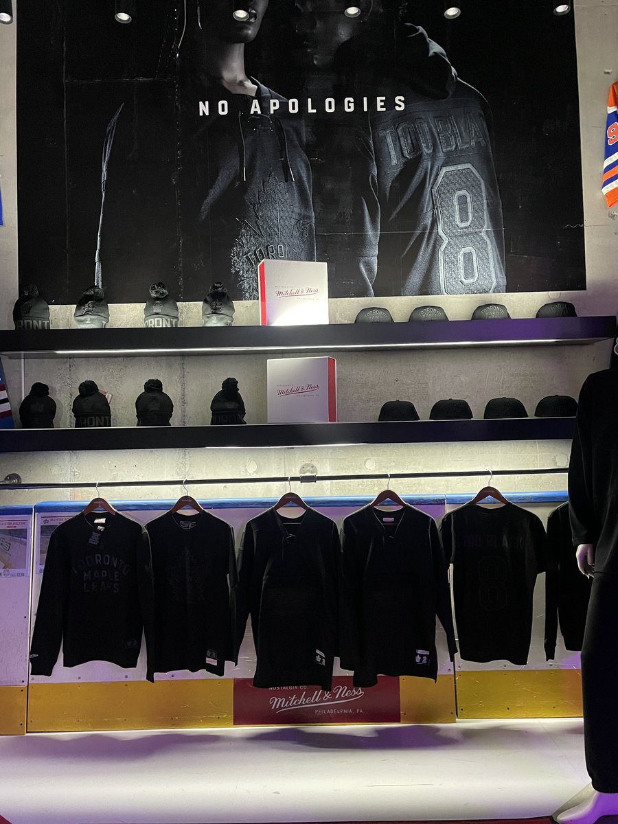 theDYNAMICS's tweet photo. Congratulations to one of my OGs, a legend in Canadian streetwear history Adrian Aitcheson of @tooblackguys. They did a capsule collection with the @MapleLeafs and @mitchell_ness for @NHL All-Star this week. #BHM 

I HAD to come out the cave and support.

https://t.co/2YbDVGQaLW https://t.co/XojZ976Kqf