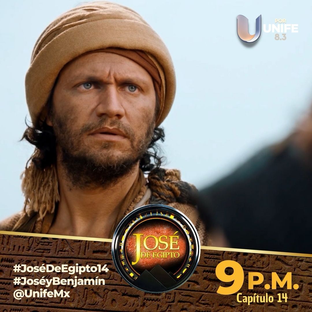 DulceLopez32's tweet photo. 🌟 ¡Prepárate para una noche llena de misterio y revelaciones a las 9 p.m. en el Capítulo 14 de José de Egipto en @UnifeMx canal 8.3! 🕘📺 #JoséDeEgipto14 #JoséyBenjamín https://t.co/CWguFXG7to