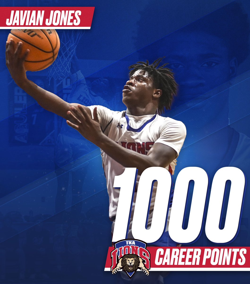 Congratulations to Javian Jones who eclipsed the 1000 career point mark tonight! #tkahoops 🏀

<a href="/JavianJones8/">Blessed Jones</a> <a href="/pbphighschools/">Post on High Schools</a> <a href="/ESPNTop63/">ESPN Top 63</a> <a href="/ESPNWestPalm/">ESPN WEST PALM (106.3 FM)</a> <a href="/TKAWPB/">The King's Academy</a> <a href="/PBCBBallForum/">#PBCHOOPS</a>