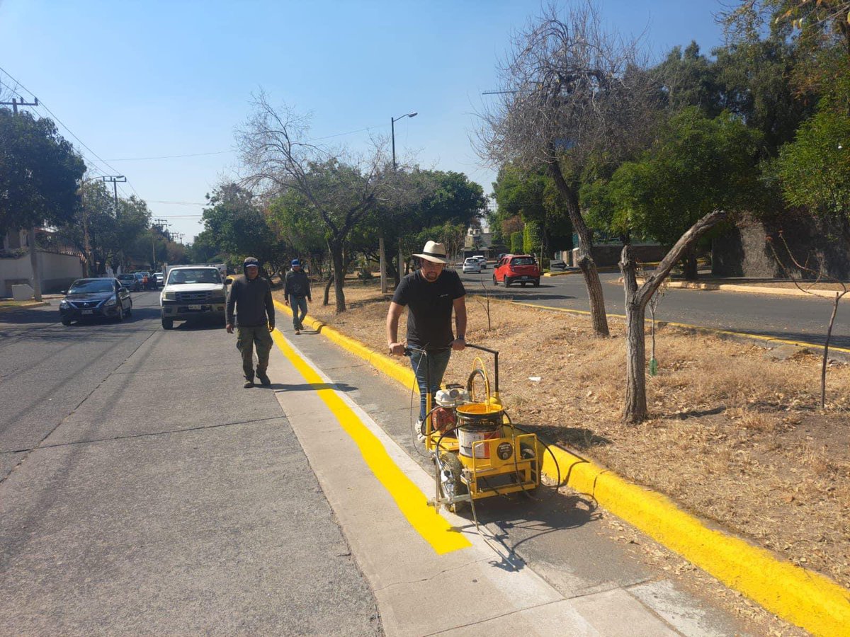 LegislativoMx_O's tweet photo. #DiputadxsApoyando: La diputada Martha Moya embelleciendo el #DistritoXXIX, pinto guarniciones, topes y pista de corredores en circuito médicos y circuito fundadores.🏃‍♀️✨

@GPPAN_Edomex 

➡️ https://t.co/sixGFLO2iW https://t.co/InI46ekMsz