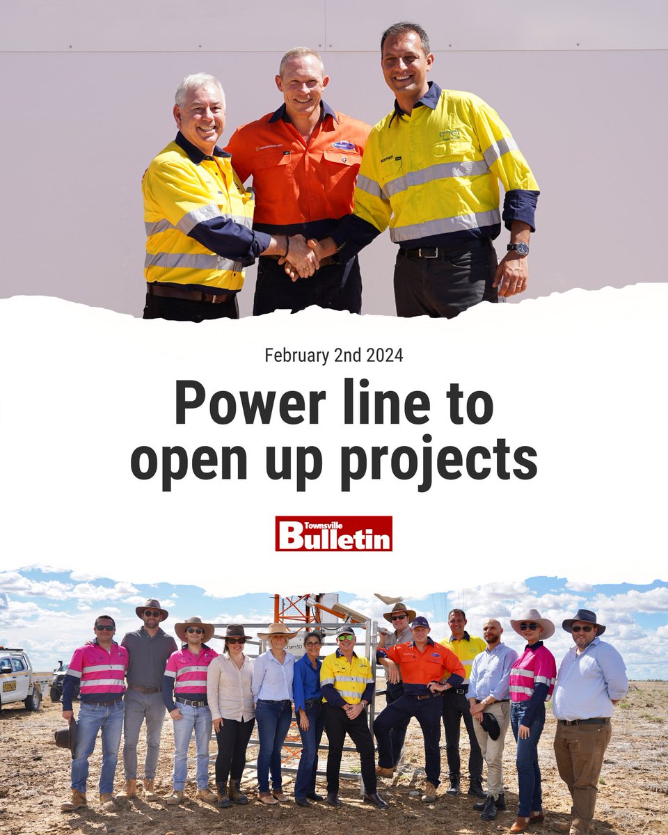MickdeBrenni's tweet photo. The Miles Government is determined to support Queenslanders like these, especially in regional communities, to prosper from the clean energy transformation.

Projects like CopperString will deliver new jobs and economic growth from Townsville to Mount Isa. https://t.co/cBQVh1WdAr