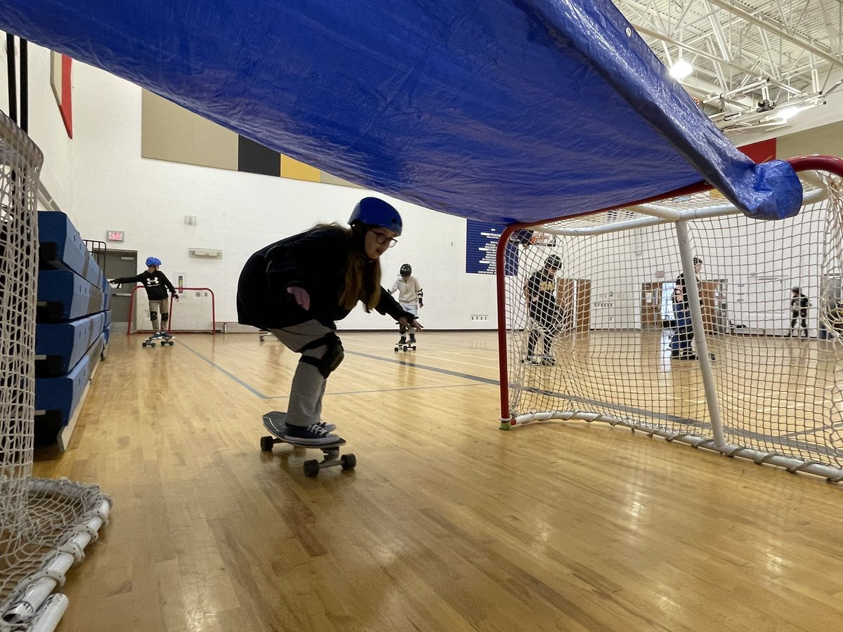 Skateboarding as healthy active transportation with this fantastic group. For many, learning a new skill set and stepping out of their comfort today, ending with lots of pride and self confidence. Great work! <a href="/ssrsbba/">Bluenose Academy</a> <a href="/SSRCE_NS/">South Shore Regional Centre for Education</a> <a href="/taphens/">taphens</a>