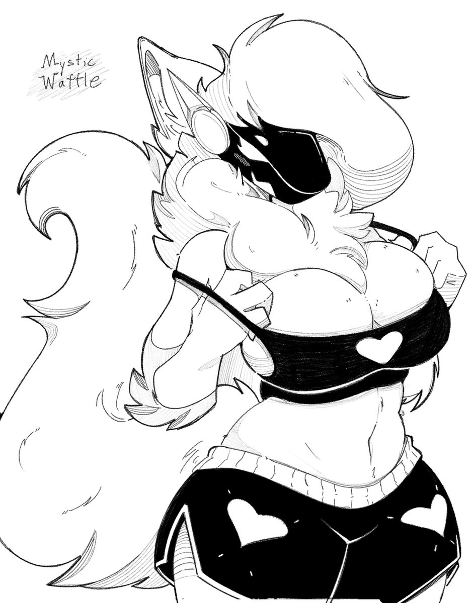 Hot Woman Protogen 💝 
Fluffy Hugs