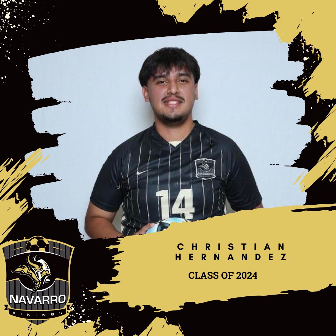 Next senior is Christian Hernandez. Christian has been a varsity player for the last 2 years and has been in our program for 4 years. After graduating he plans to attend Texas A&amp;M at San Antonio and major in electrical engineering. We are proud the young man you've become!