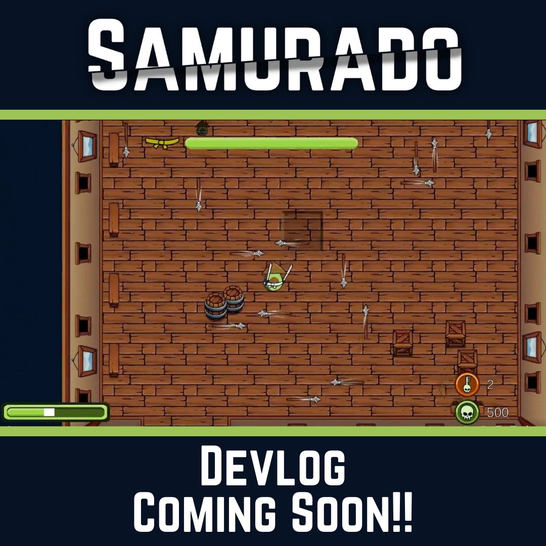 ⚔️The next Samurado devlog is underway! 🎮📽️
Thanks to all that have waited patiently, we'll be finishing up working on it by the end of this week and you can expect to see it on Youtube in the next 2 weeks.
#devlog #indiegames #indiegamedev