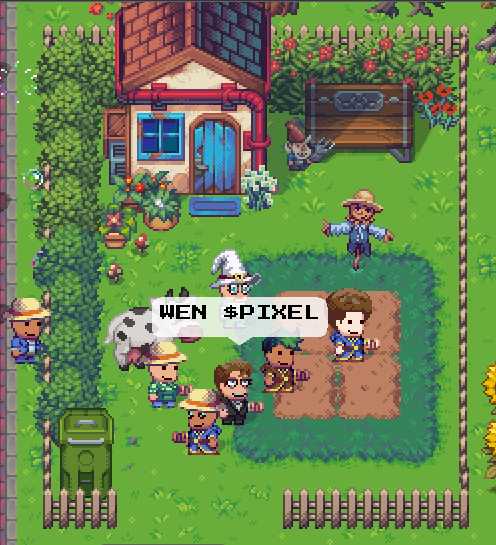 SayN0thing_'s tweet photo. @pixel_barney WEN $PIXEL? 🐮

 @pixels_online @heidichristne @pixel_barney @tyler_pixels @pixel_margaret https://t.co/EIN4nLxtei