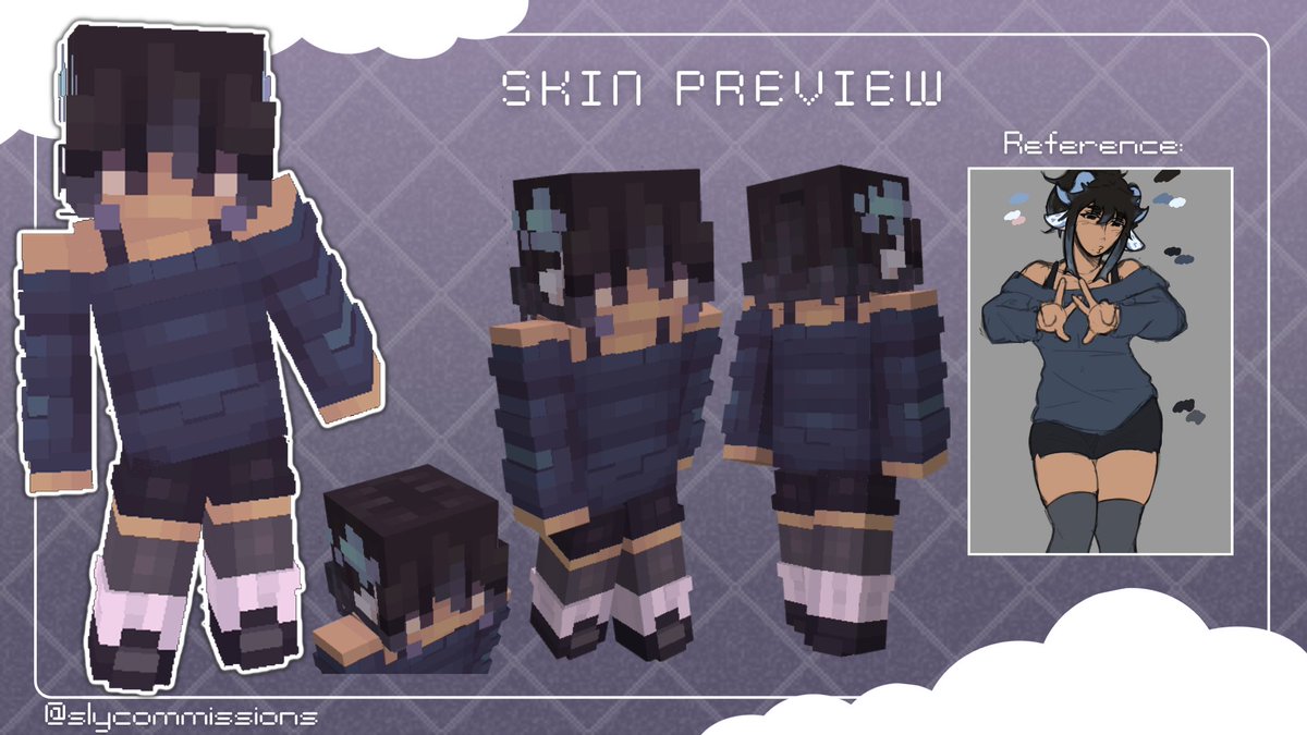 Minecraft Skin for @Kikithatsme_ !! ✨

--

If you want a custom mc skin my commissions are open !!
DM me to get one! 🎉
 
RTs are really appreciated!  
#minecraftskin #commsopen #MCYT #Vtuber #ENVtuber
