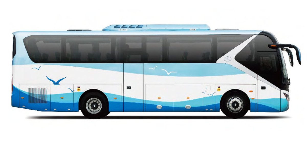 Bus de Turismo 10m. Lujo y confort.
Con puertas al frente y en medio, para mayor comodidad de los pasajeros al abordar y bajar.
Diseño interior ergonómico, humanizado y compatible con la optimización de reducción de ruido para una experiencia más silenciosa de sus 43 pasajeros.