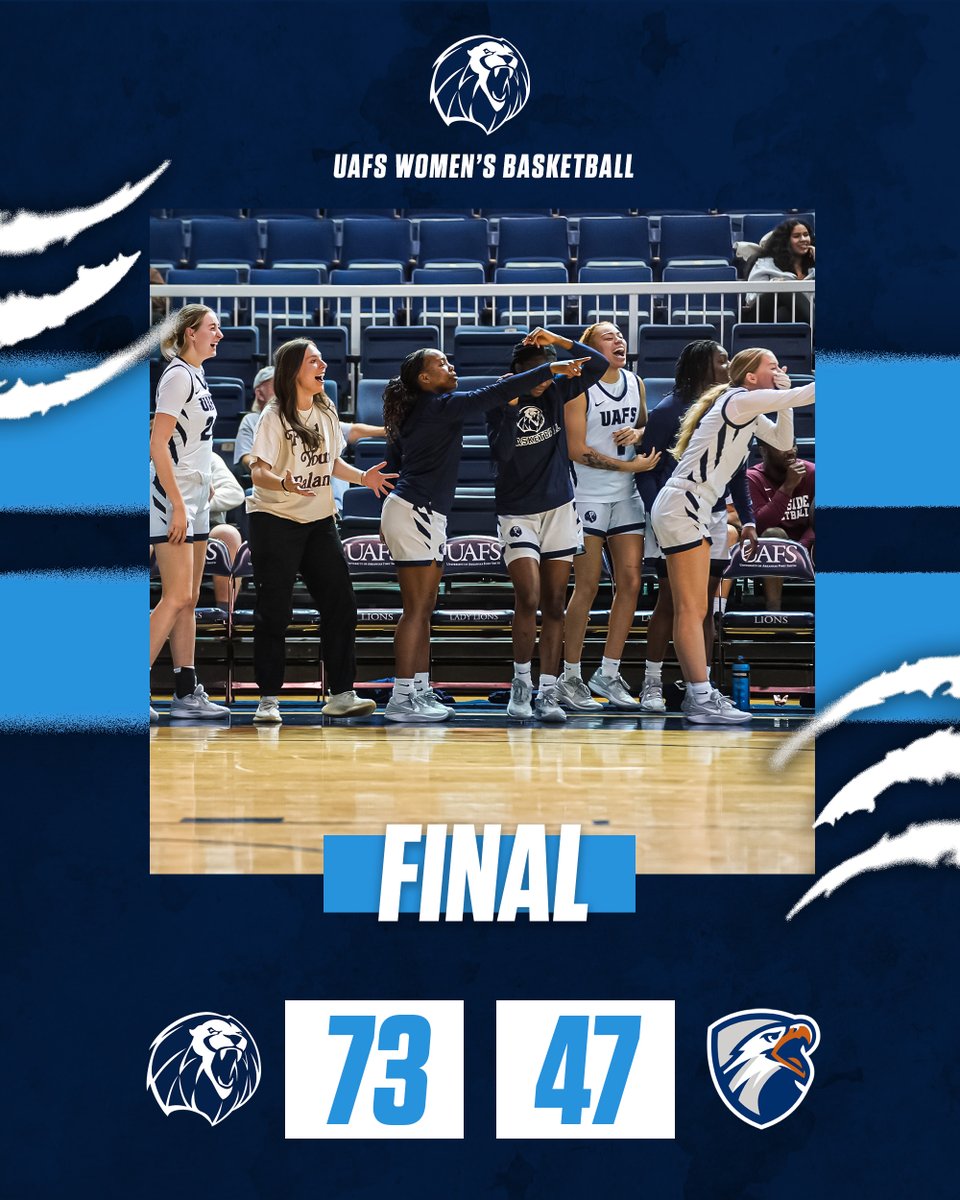 Lions take down the LSC East Division leader UT Tyler 73-47!