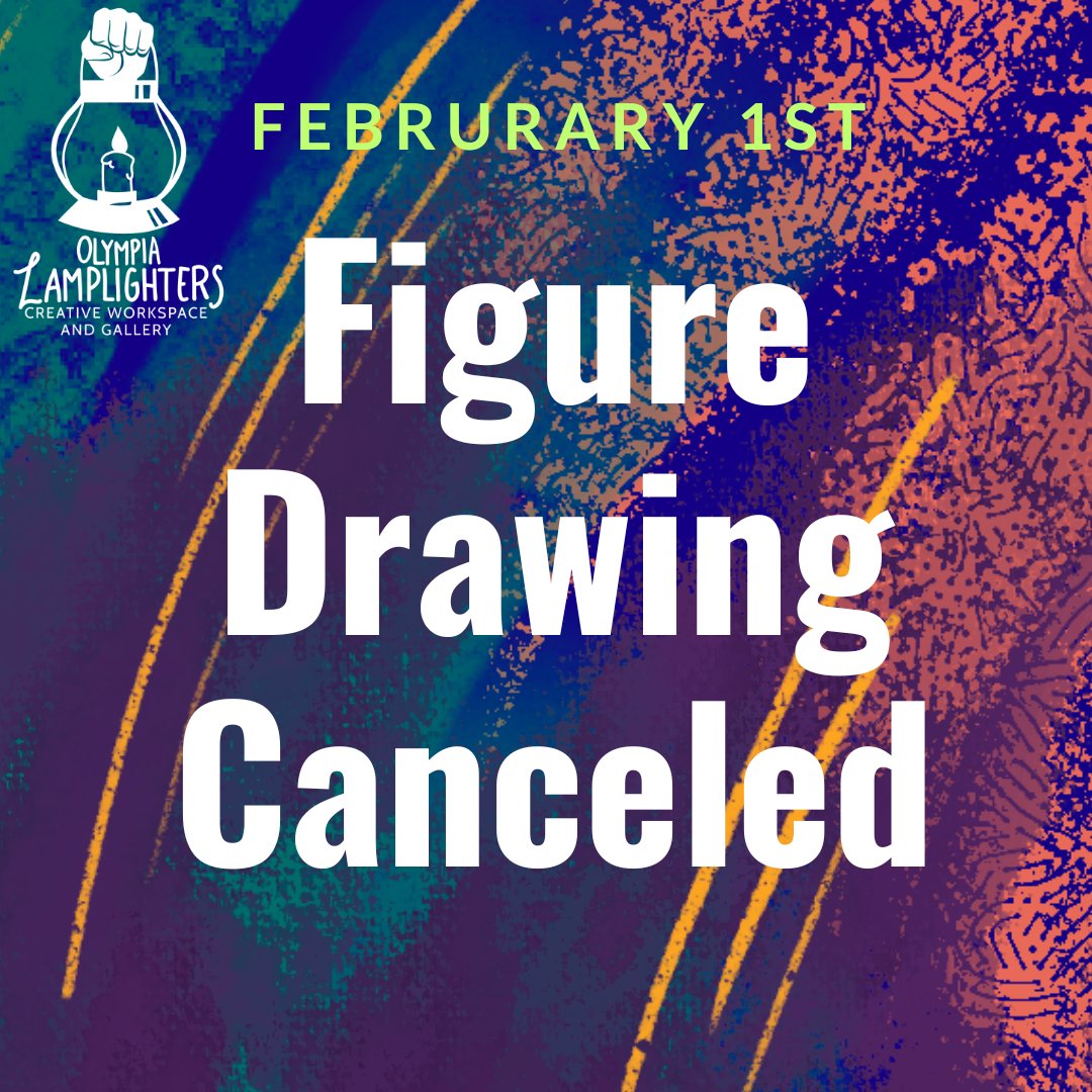 Sadly because of a last minute scheduling issue we have to cancel tonight's figure drawing class. See you all next week!