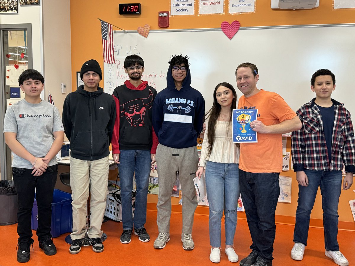 WegoAVID's tweet image. Congratulations to our February WICORish Award winner, Mr. Chisholm! 

WeGo AVID students are very appreciative of your efforts to provide writing, inquiry, collaboration, organization and reading!