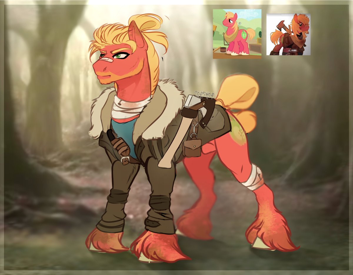 Charlotteart38's tweet photo. My little worms Big Macintosh
 #mylittleworms #mylittlepony #fanart #MLP #Fanarts https://t.co/0hzWTmsj67