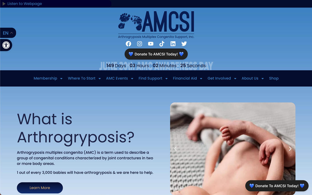 TBSDesigns_TedH's tweet image. New Full Website Design for @amcsupport with additional #Accessibility features.

amcsupport.org

#AMCSI #TBSDesigns #Arthrogryposis #AMCdesigner #WebDesign #WordPress #ElementorPro