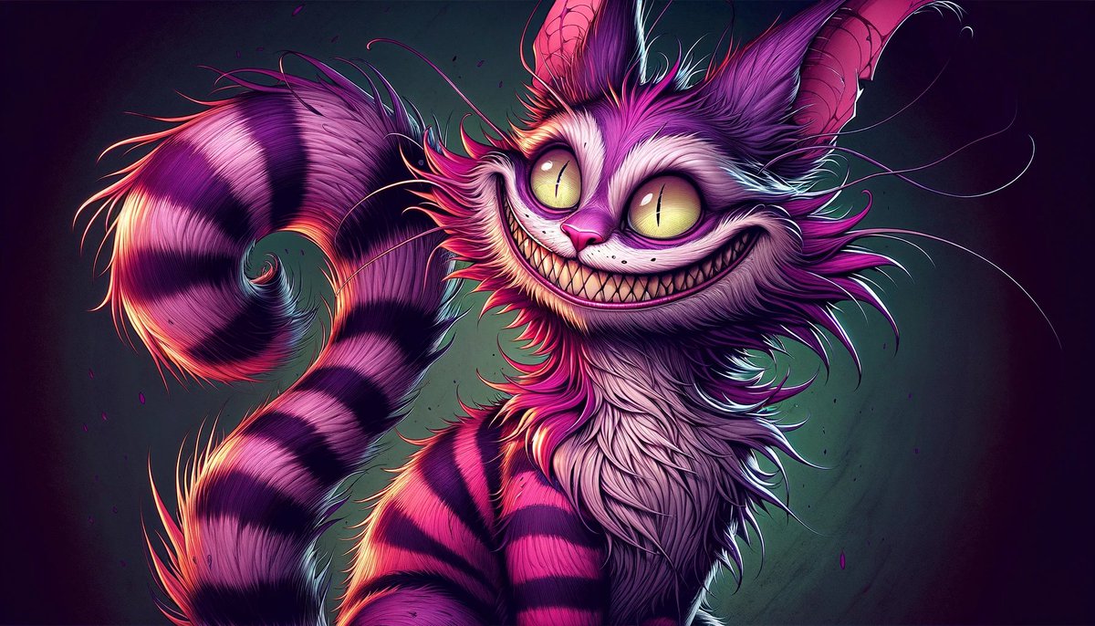 GrumpyGooseArts's tweet photo. Grumpy Goose Studio's latest #AIart creation: a mischievous feline grinning with enigmatic charm. Let curiosity lead you into a world of fantastical tales and vibrant wonders. #GrumpyGooseStudio #FelineFantasy #WhimsicalArt #DigitalCreation #FantasyFriday https://t.co/bd6m76FS8J