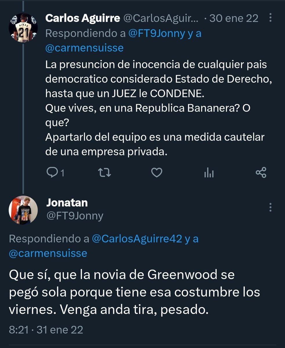 Joluveno1's tweet photo. @FT9Jonny Hipocresía en estado puro... Como es del @realmadrid vas dando lecciones, valórate un poco que eres del patético...🤮🤮 https://t.co/TJynaXcogC