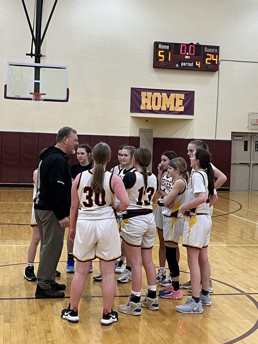 HarshMason's tweet photo. @pirates_sms 8th grade makes it a Pirate sweep! Game time expires but @piratecoach86  Coach Stiles knows there’s always time to learn. Job finished? I don’t think so! On to the tournament. 😤🏴‍☠️ https://t.co/w5QcIJ5l1v