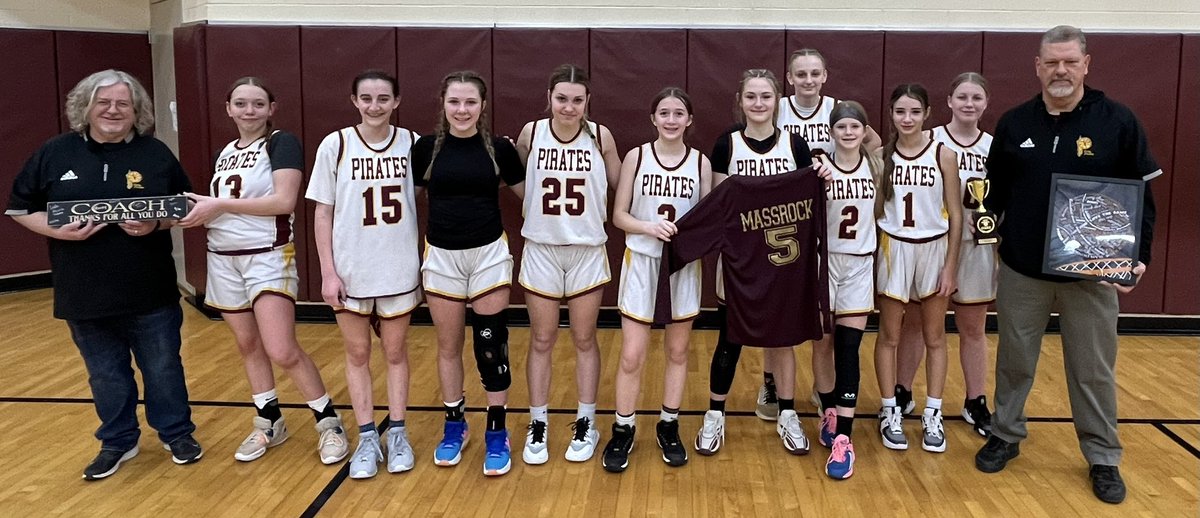 HarshMason's tweet photo. @pirates_sms 8th grade makes it a Pirate sweep! Game time expires but @piratecoach86  Coach Stiles knows there’s always time to learn. Job finished? I don’t think so! On to the tournament. 😤🏴‍☠️ https://t.co/w5QcIJ5l1v