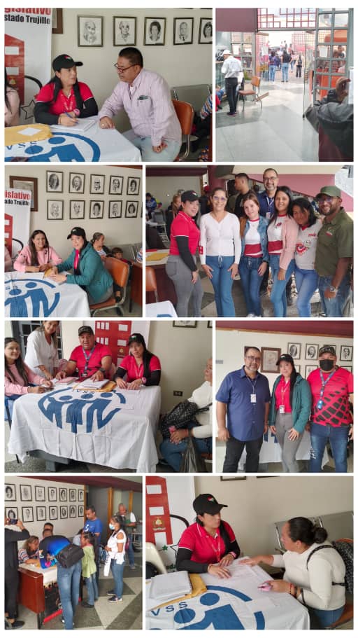 #Hoy | La <a href="/oavaleraivss/">Ofic Adm Valera IVSS</a> presente en Jornada Plan de Amor en Acción realizada en la Sede del IPASME Boconó, brindando Atención y Asesoría de Calidad al personal Docente, Administrativo, Obrero y Jubilado que asistieron hoy a la Jornada
<a href="/NicolasMaduro/">Nicolás Maduro</a> 
<a href="/MagaGutierrezV/">Magaly Gutiérrez Viña</a>