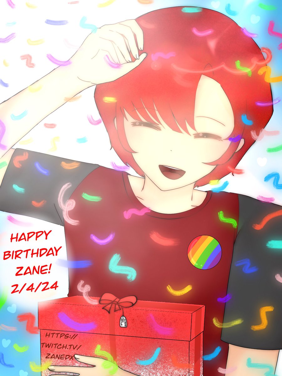 ChiyukiVT's tweet photo. Second time posting art here! #smallartist 

—An early birthday fan art post for @TTV_ZaneDX ! 🍍✨

  There’s a stream Birthday stream on twitch feb 3rd at 5pm EST !! Go wish him a happy birthday!!🎉

 Make sure to tune in for more art soon! <3

— Happy birthday art!! 🎁 #ArtDX https://t.co/jPOKueHDVZ