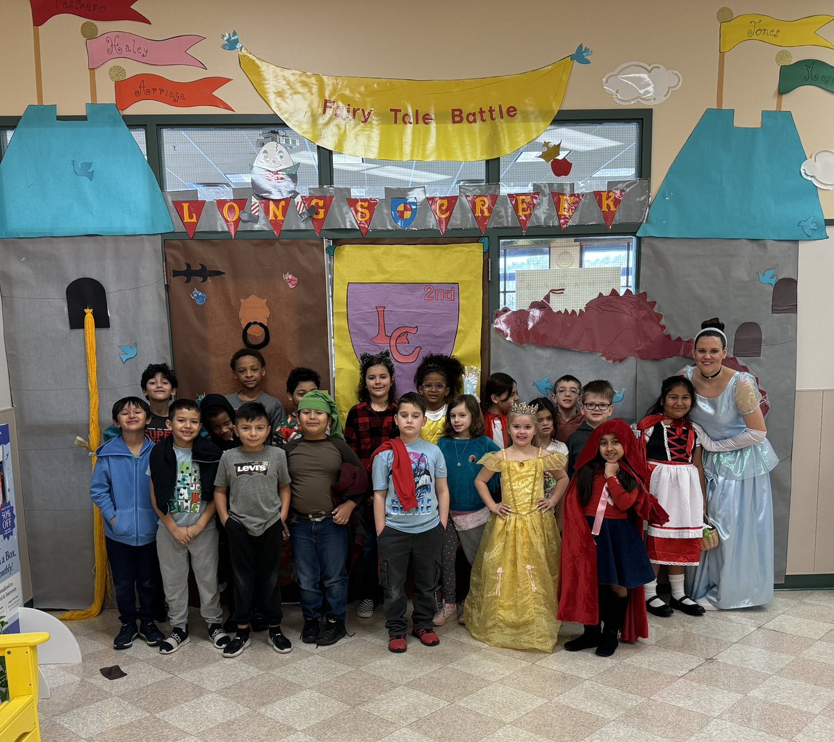 The Fairy Tale Battle of 2024! So thankful for my amazing team and librarian for all the effort we put into this for our kids. #iteach2 #longscreek #theneisdway