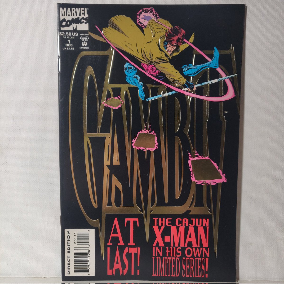 thosloan's tweet image. X-Men's Gambit solo series 1st issue #embossed #marvel #xmen #comicbooks 
tfsloan.etsy.com/listing/165265…
