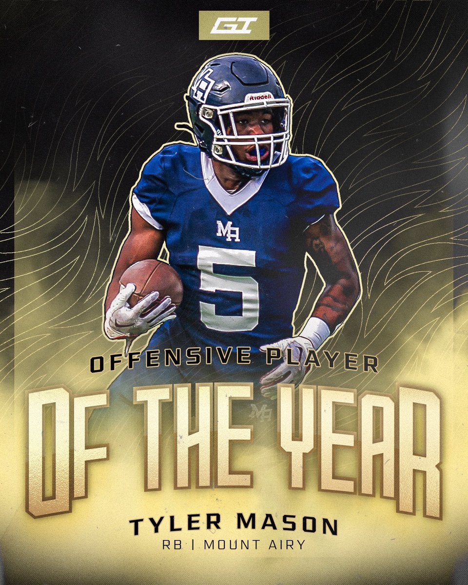 GameofInchesHSS's tweet photo. 🏆Back 2 Back 1A State Champion @ForeverTyler4 is our 2023 Offensive Player of the Year with 39 TDs &amp; 2,213 yards on 170 carries with the @GraniteBears👀🔥 https://t.co/BfOzTCuGdL