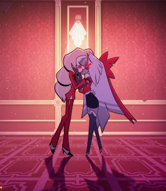 Merry_Cherries's tweet photo. Charlie and Vaggie’s duet is everything I could ever ask for, it's just so beautiful….

Charlie x Vaggie shippers ate today and be eating well for a long while.

#HazbinHotel #Chaggie https://t.co/tqzqcKlzdA