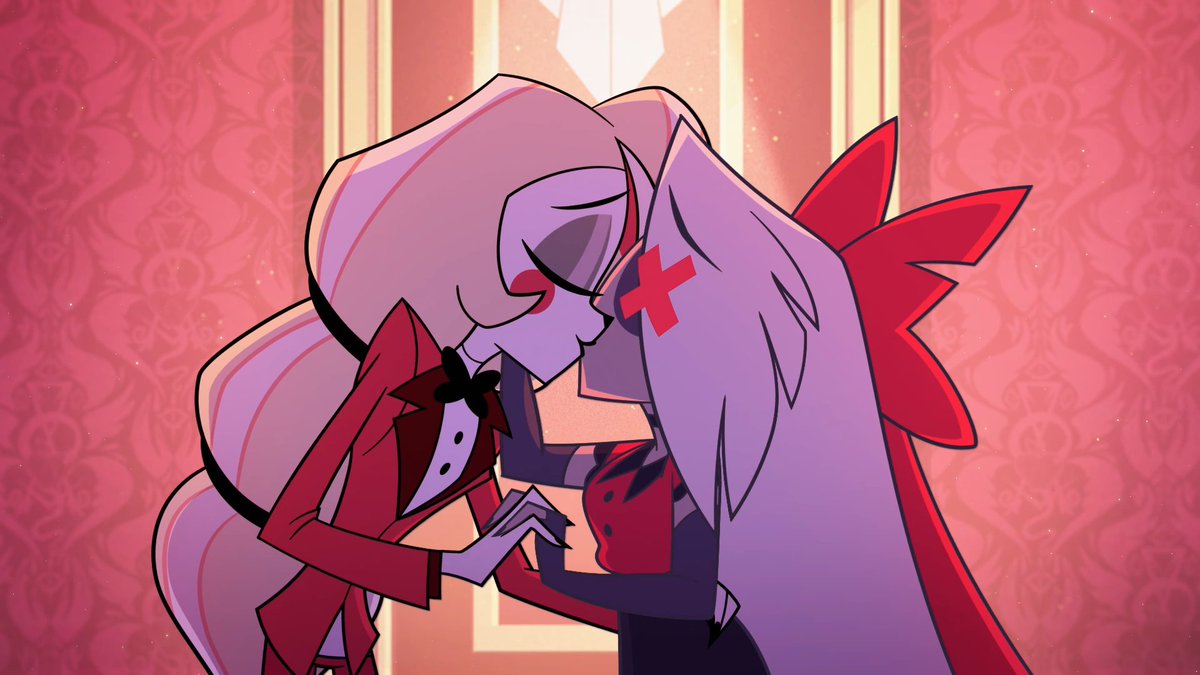 Merry_Cherries's tweet photo. Charlie and Vaggie’s duet is everything I could ever ask for, it's just so beautiful….

Charlie x Vaggie shippers ate today and be eating well for a long while.

#HazbinHotel #Chaggie https://t.co/tqzqcKlzdA