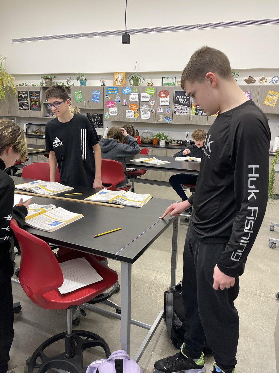 It was a great day in the science room with our slingshot physics lab! It was a fun way to learn! #YouMatter <a href="/DCWestFalcons/">DCWest Falcons</a> <a href="/middle_dcw/">DC West Middle School</a>