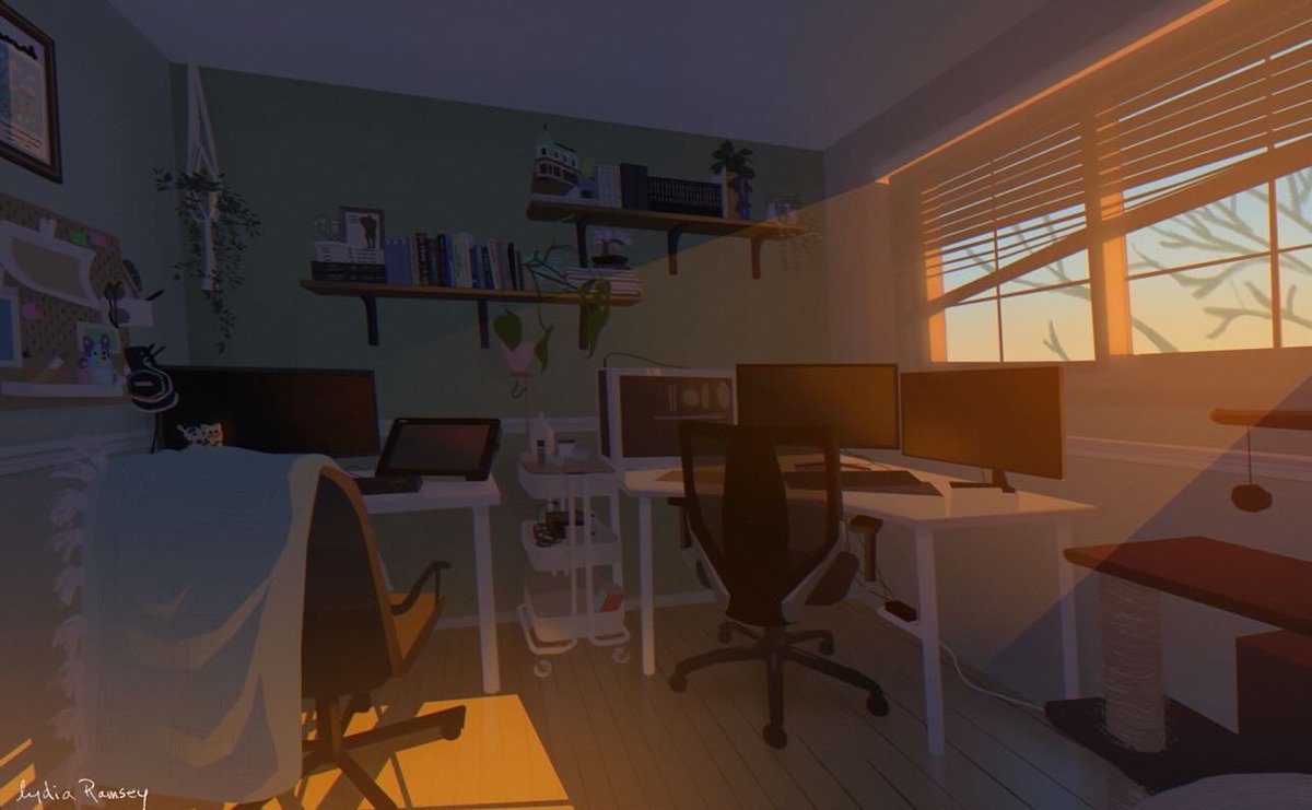aetheriantea's tweet photo. Some workstation studies at different times of day

Did these for week 2 &amp; 3 homework of @Chuwenjie ‘s class- one of the best teachers I’ve ever had :’) https://t.co/OefIokDd6x