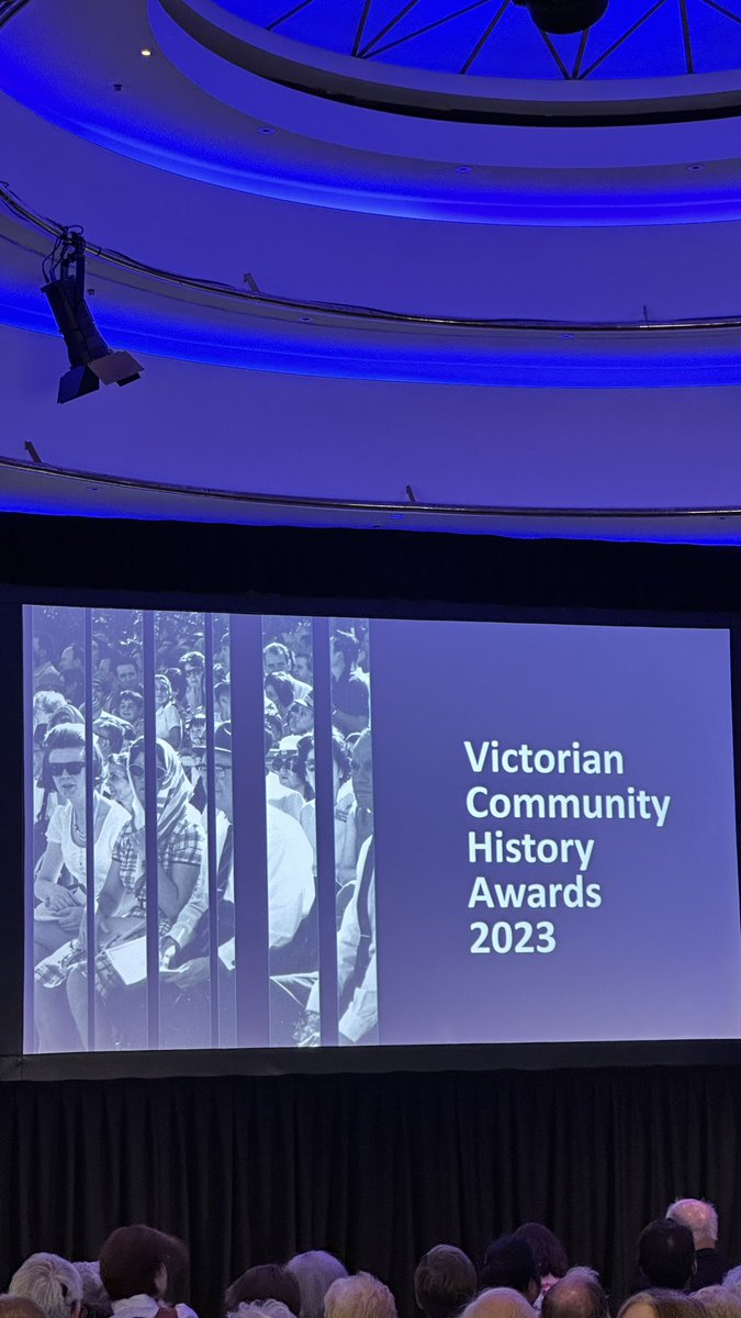 historyvictoria's tweet photo. Celebrating the people who help to keep our stories and history alive at the 
Victorian Community History Awards
@PROV_RKS 
#history #australia https://t.co/P1YZxW9WDQ