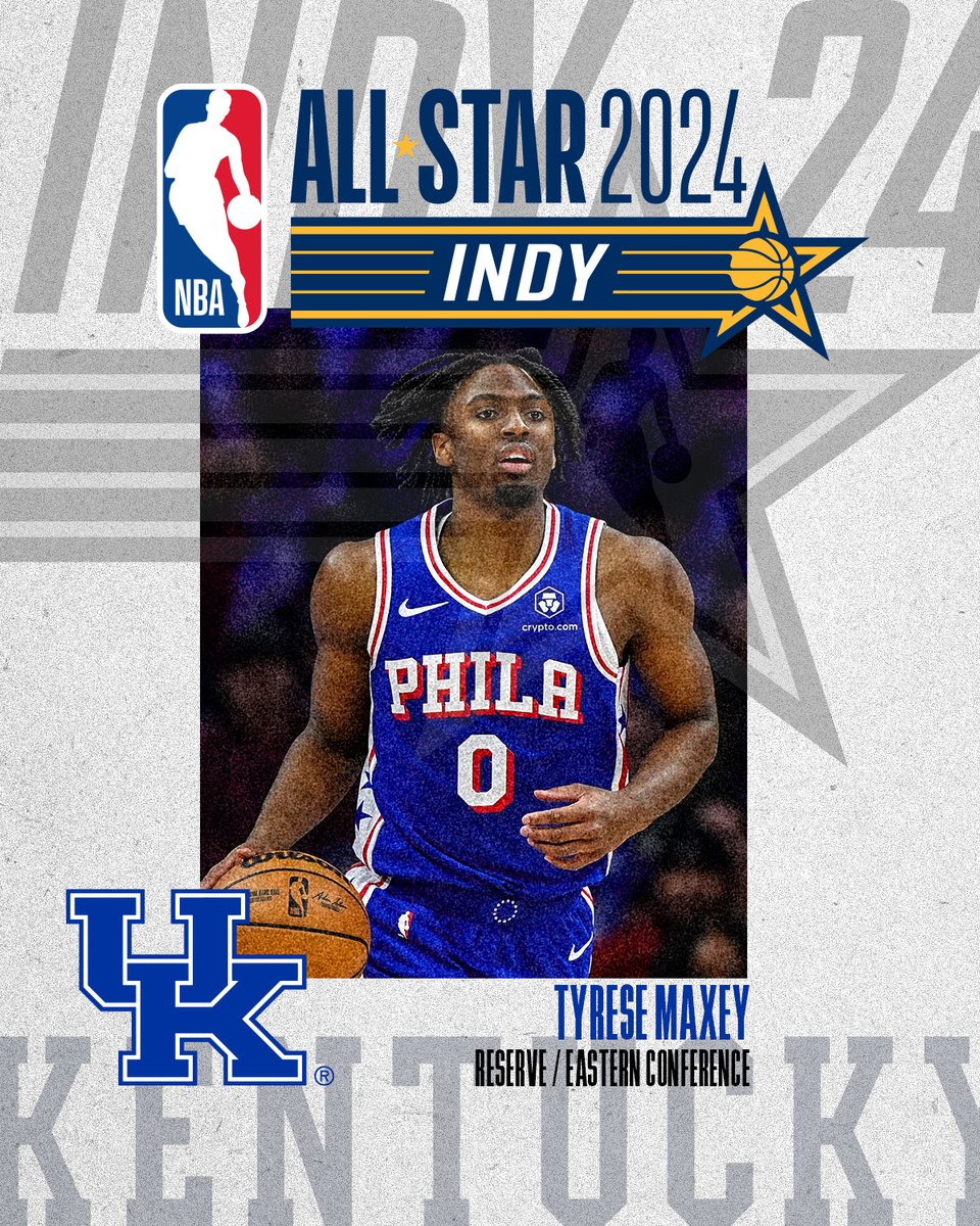 Making his #NBAAllStar debut, @TyreseMaxey