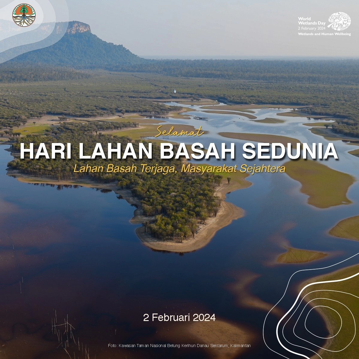 Peringatan Hari Lahan Basah ini bertujuan untuk meningkatkan kepedulian terhadap alam dan lingkungan, termasuk lahan basah yang ada di seluruh Indonesia. 

Indonesia memiliki tujuh Situs Ramsar, ada yang tahu apa aja ngga, #SobatHijau? 

#KLHK
#HariLahanBasah
#WorldWetlandsDay