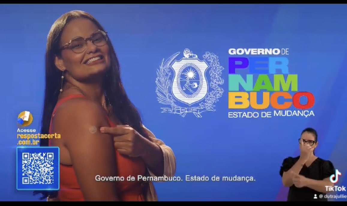 julliedutra's tweet photo. Hoje foi ao ar a campanha de vacinação do @governope e me sinto honrada e feliz de levar a mensagem da impotência da vacinação em nossas vidas. 

Vacina salva vidas, pessoal! Bora todo mundo se vacinar! https://t.co/lYyVUEz0Dj