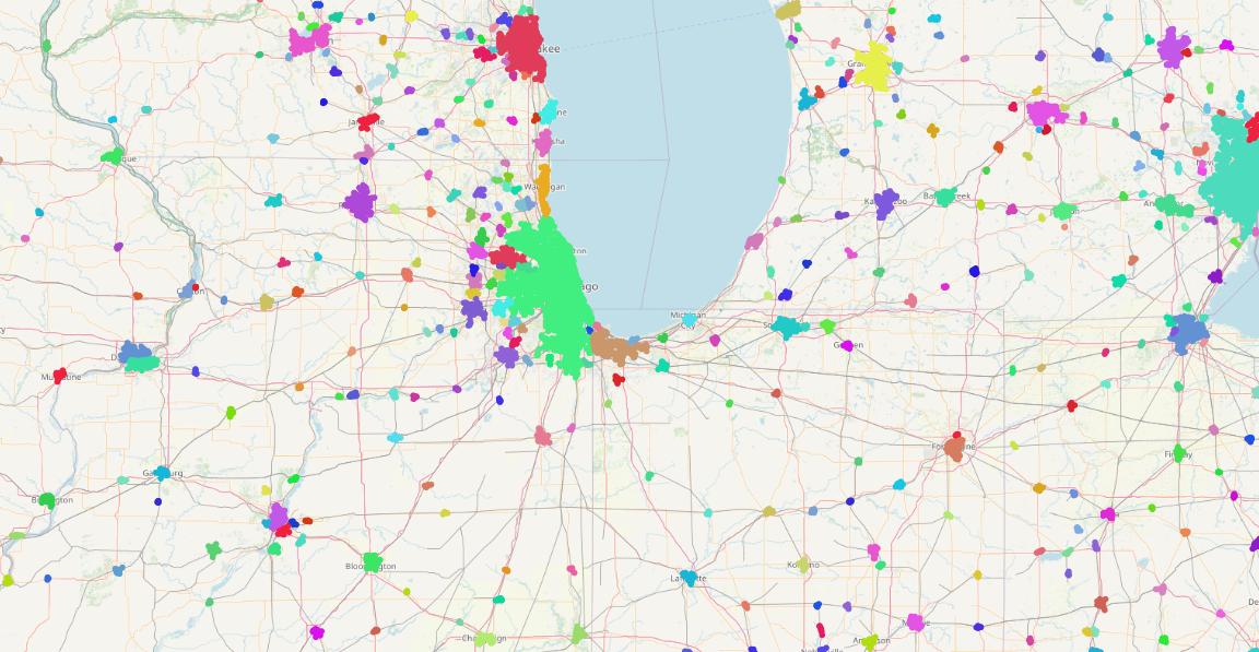 PostGIS Clustering with DBSCAN dlvr.it/T2Brfr