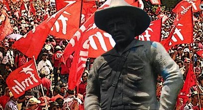 #01Febrero pero de 1932 es fusilado el líder revolucionario Salvadoreño, Agustín Farabundo Martí, miembro de la Liga Antiimperialista de las Américas y fundador del Partido Comunista de #México. #TenemosMemoria
