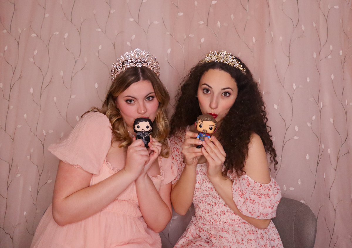 damselspod's tweet photo. The time has finally come…the first episode of our new podcast ✨Damsels Distressing✨ launches MONDAY on Spotify &amp; Apple Music! 

For all the girlies with too many interests: we see you, we support you, we are you 💗👑 https://t.co/eWeoxPa4dH