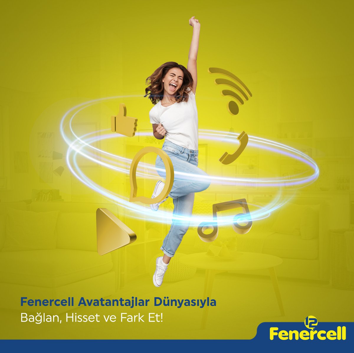 Fenercell avantajlar dünyasıyla tanışın. Fenercell'lilerle sınırsız konuşun. Fenercell ile bağlan, hisset ve fark et! #fenerbahce #fenercell