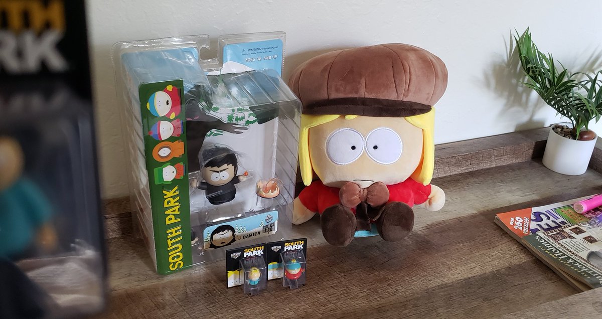 south park characters, but the size of their merch directly corresponds to how awesome of a character they are