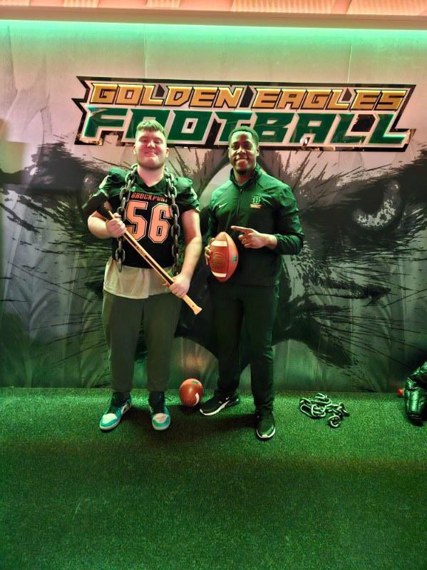 CameronWhitt56's tweet photo. After a great talk with @coachmangone and a great visit I am excited to announce I will be continuing my academic and athletic career at Brockport. I want to thank my parents,family,friends and coaches for helping me get to where I am today.@coachmfox1 @Coach_Yaya1 @Coach_Potter https://t.co/7ahyrpwrOr